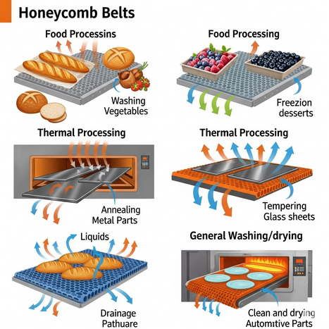 You are currently viewing Honeycomb Belts: A Versatile Solution for Diverse Industries